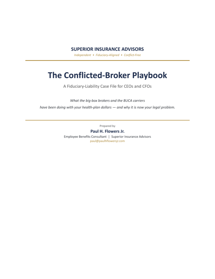 Conflicted-Broker Playbook cover